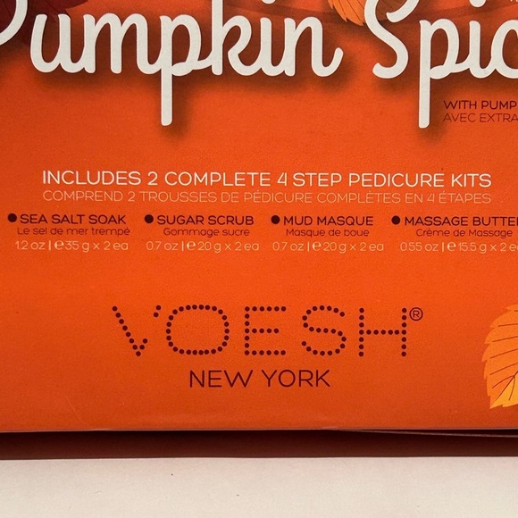 ✨HOST PICK✨ 💦 Innovative Voesh Pedi in a Box Deluxe 4 Step Kits - Pumpkin Spice - Picture 13 of 14